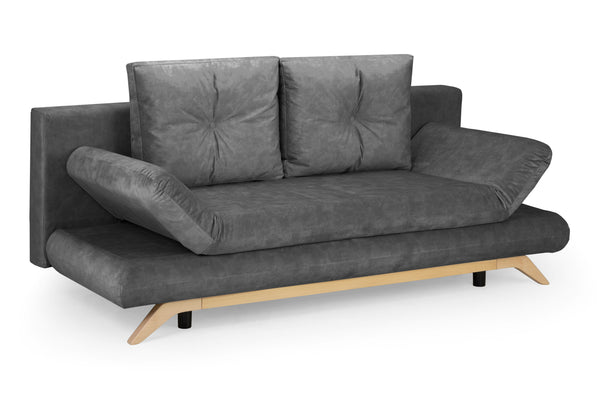 Athell Sofabed Charcoal 3 Seater