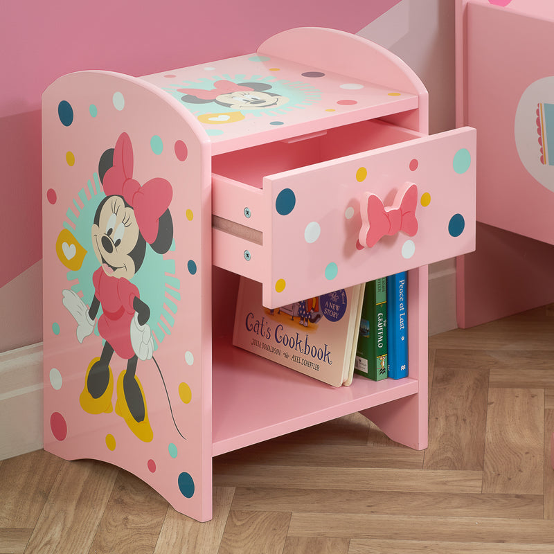 Classic Minnie Mouse Bedside Table
