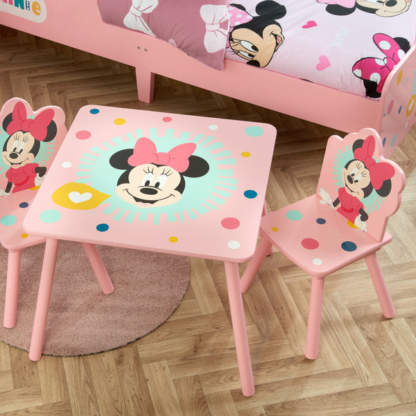 Classic Minnie Mouse Table & Chairs