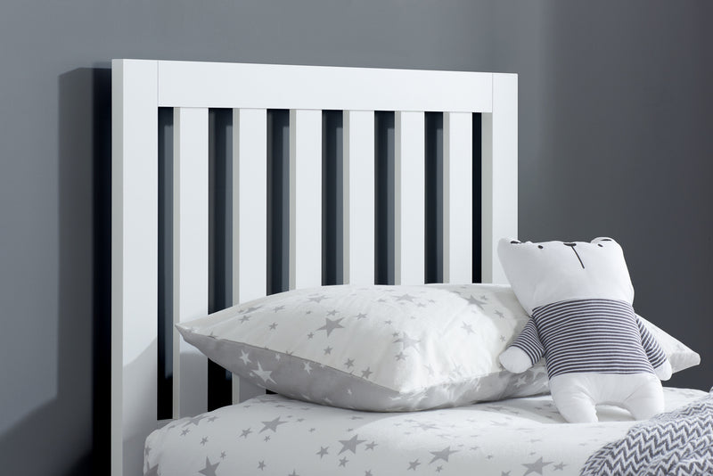 Kid's Beautiful Easy Storage White Wooden Appleby Bed