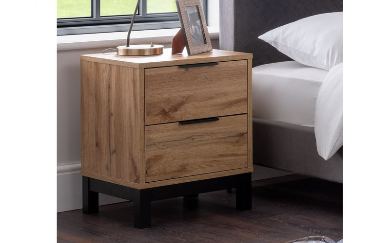 Classic Industrial Bali Bedroom Collection with a Modern Oak Finish