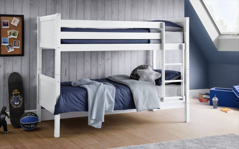 Children's Timeless Bella Bunk Bed available in Anthracite & White
