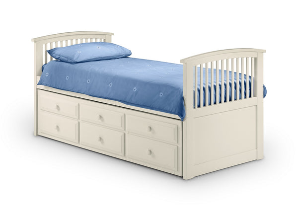 Hornblower Nautical Style Cabin Bed with Pull Out Trundle Bed
