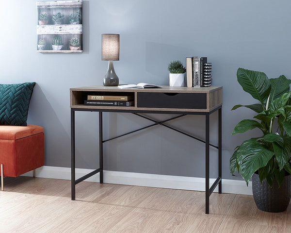 New Modern Home Office Stylish Compact Sturdy Box-style Telford Desk