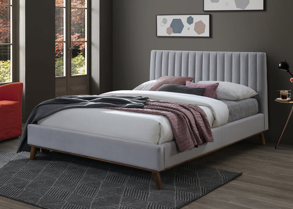 Albany Light Grey 4FT6 Double Bed