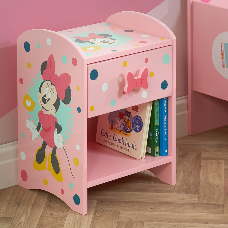 Classic Minnie Mouse Bedside Table