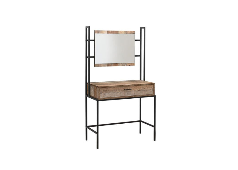 Urban Rustic Dressing Table & Mirror with Handy Spacious Drawer
