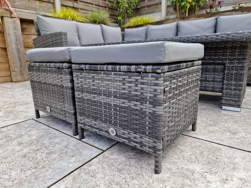 Signature Weave Charlotte Corner Dining with Lift Table