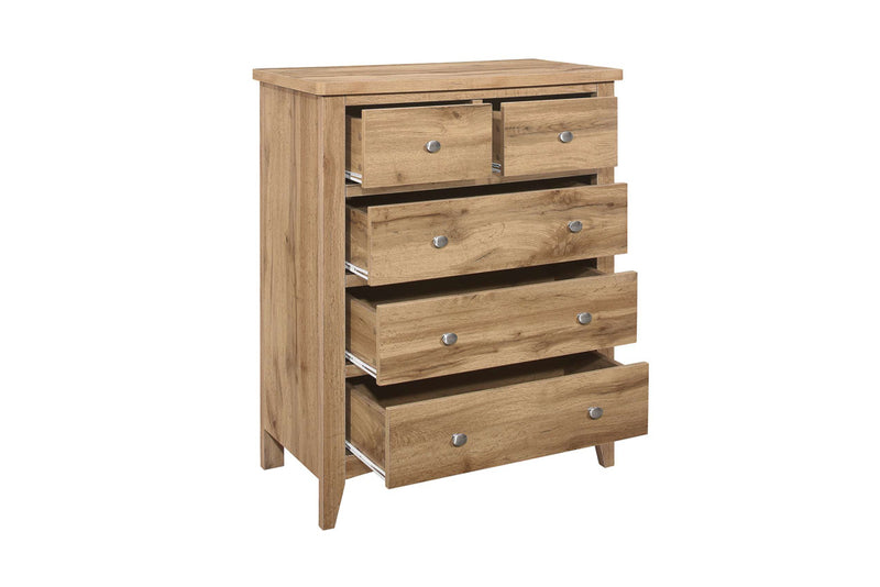 Rustic Hampstead 3+2 Drawer Chest