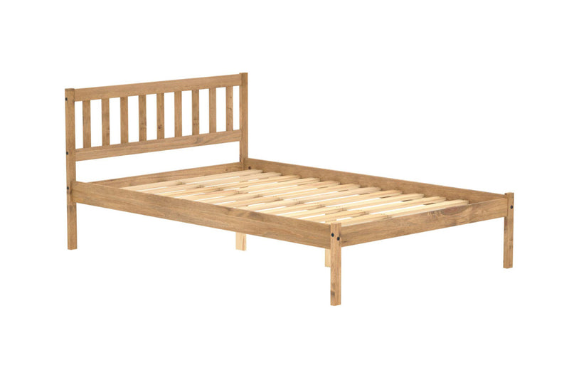 Traditional Lisbon Pine Bed Frame available in 3FT, 4FT & 4FT6