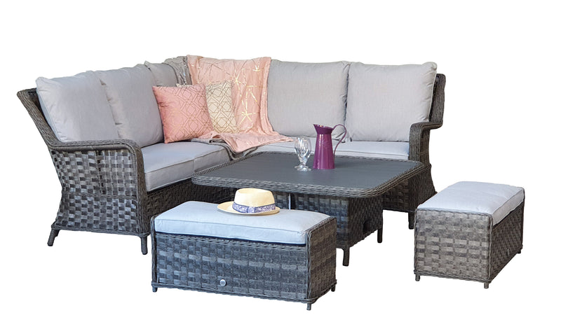 Signature Weave Mia Corner Dining with Lift Table