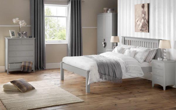 Traditional Barcelona Solid Oak Bed Frame available in 3FT, 4FT, 4FT6 & 5FT
