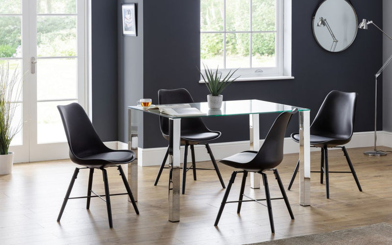 Stunning High Quality Padded Kari Dining Chairs available in 3 Colours