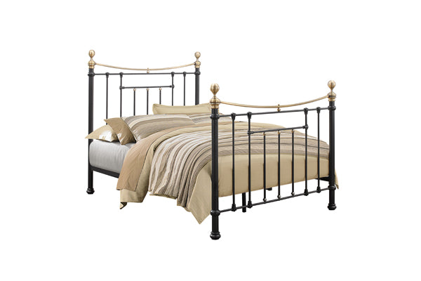Bronte Vintage Victorian Style Metal Bed Frame