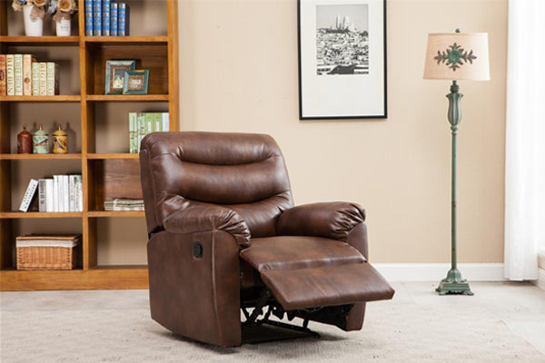 Regency Faux Leather Recliner Living Room Chair - In 2 Colours