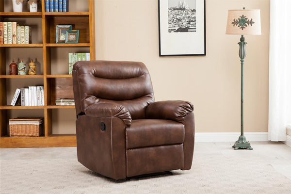 Regency Faux Leather Recliner Living Room Chair - In 2 Colours