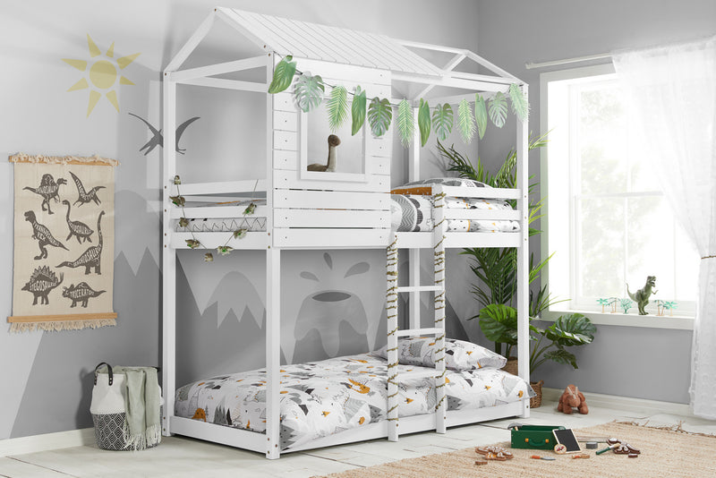 Ultimate Children's Adventure Bunk Bed available in Grey or White