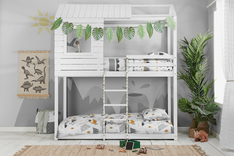 Ultimate Children's Adventure Bunk Bed available in Grey or White