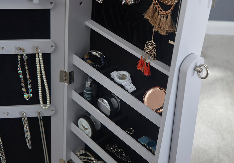 Glamourous Amore LED Jewellery Armoire Mirror - In 2 Colours