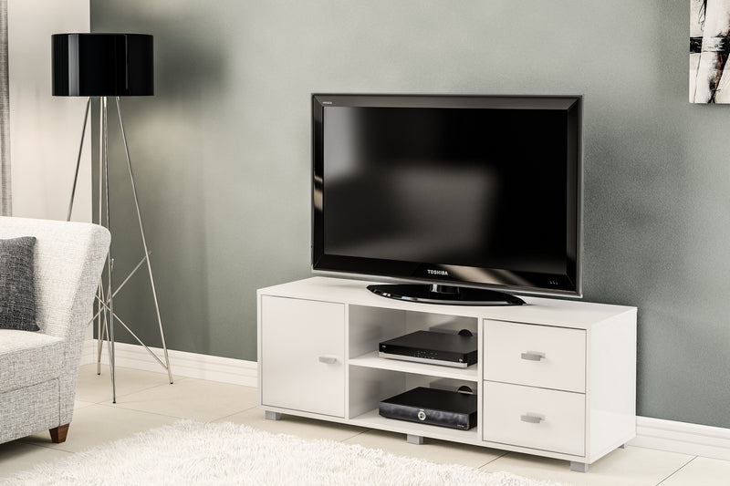 New Modern High Gloss Covent TV Unit With Storage