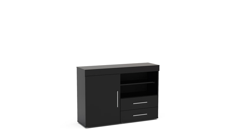 Sleek & Stylish Edgeware White 1 Door 2 Drawer Sideboard available in a Choice of 4 Colours!!