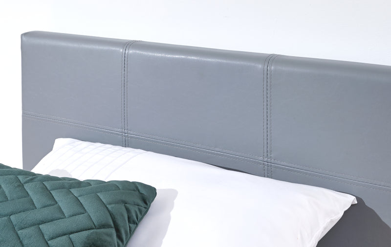 Modern End Lifting Ottoman Faux Leather Bed Frame - In 3 Colours