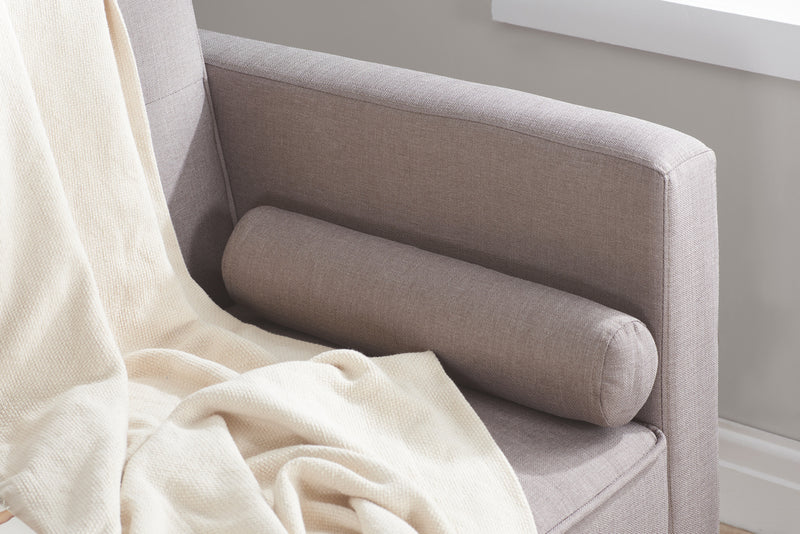 Contemporary Ethan Medium & Large Sofa Bed in Grey Luxury Fabric