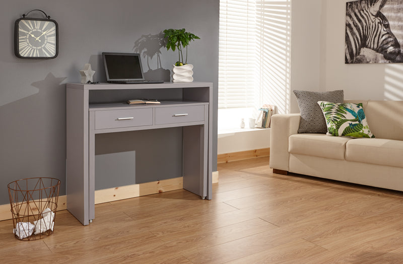 New Practical Extending Home Office Stylish Compact Console style Desk