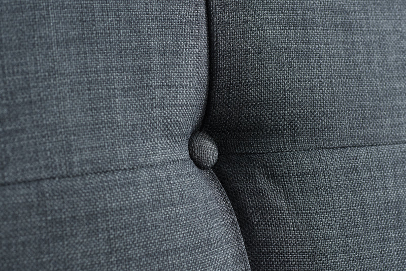 Stylish & Practical Farrow Medium & Large Sofa Bed in Grey Luxurious Fabric