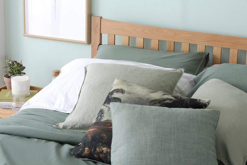 Elegant Solid Oak Bergamo Bed Frame available in 4FT6 & 5FT