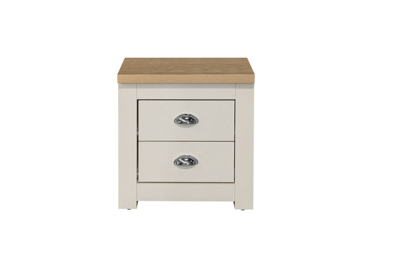 Contemporary Classic Farmhouse Highgate 2 Drawer Bedside Table - 3 Colours!