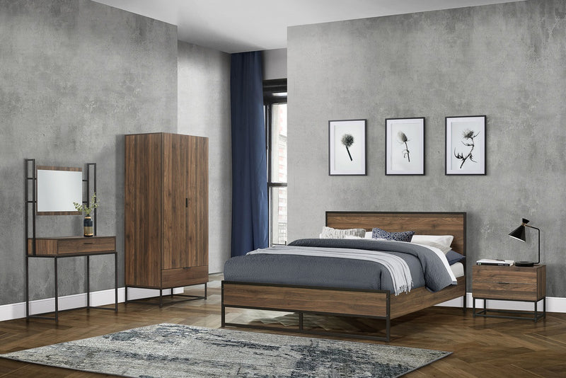 Sophisticated Houston Walnut Effect Bedroom Furniture Range