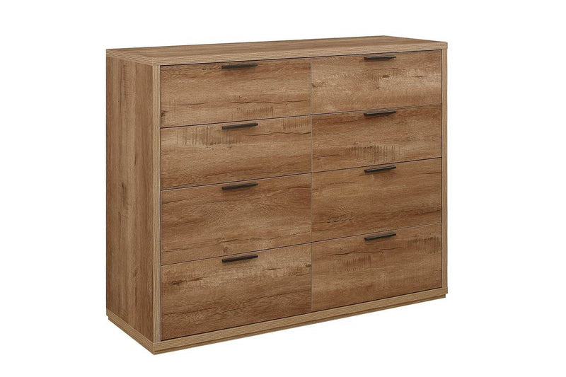 Classic Stockwell Chest Of Drawer Range in a Rustic Oak Effect Finish