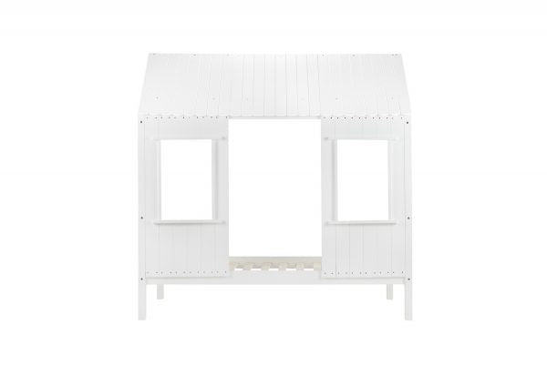 Kids Fun Treehouse Hideaway White Wooden Bed Frame