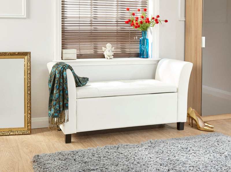 Charming Verona Faux Leather Window Seat - In 3 Colours