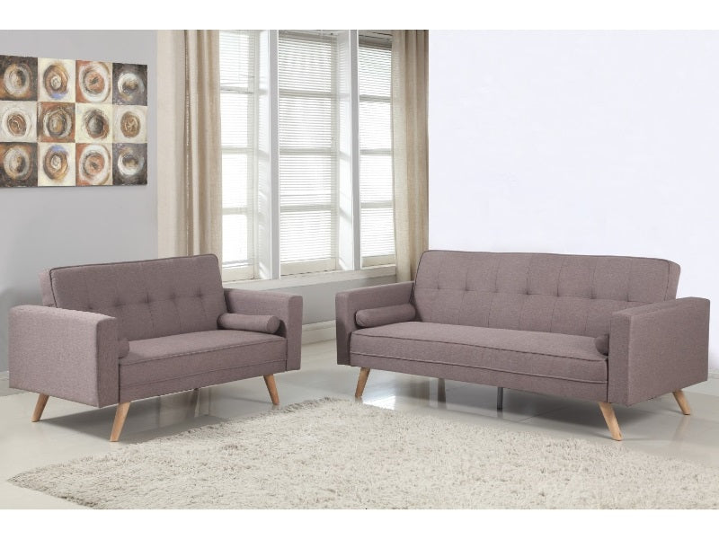 Contemporary Ethan Medium & Large Sofa Bed with Beautiful Buttoned Detailing