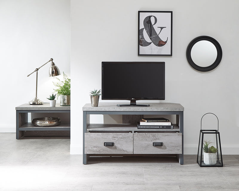 Boston Urban-Chic Grey Living Room Furniture Range