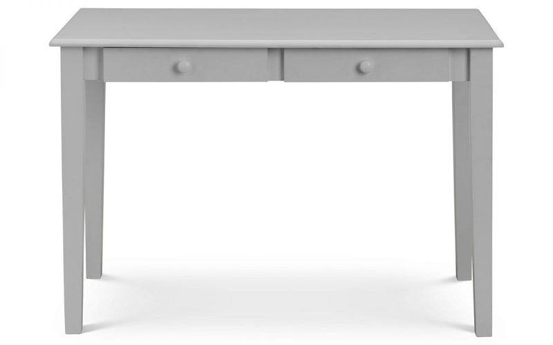 Stylish Two Drawer Carrington Desk available in White, Black or Grey