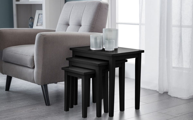 Stylish & Practical Cleo Nest of Tables available in 7 Different Colours