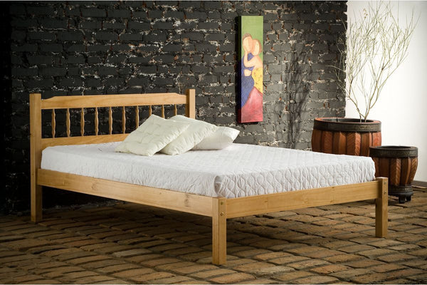 Santos Double Bolted Pine Bed