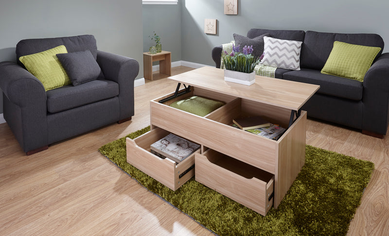 Ultimate Storage Coffee Table available in White, Espresso and Oak