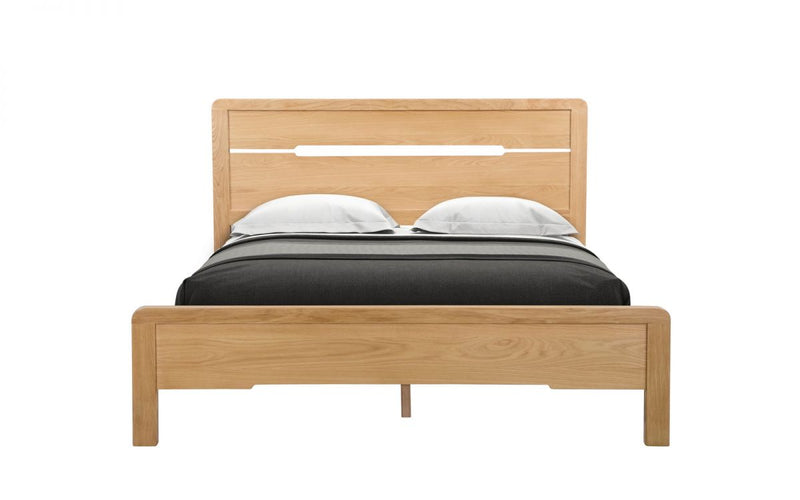 Stunning Solid White Oak Curve Bed Frame available in 4FT6 & 5FT