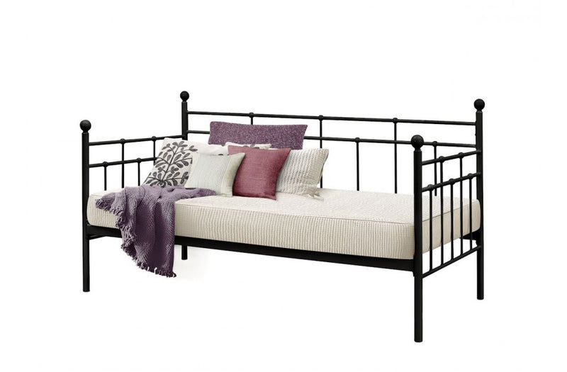 3FT Elegantly Constructed Stunning Day Bed Sophisticated Black or Cream