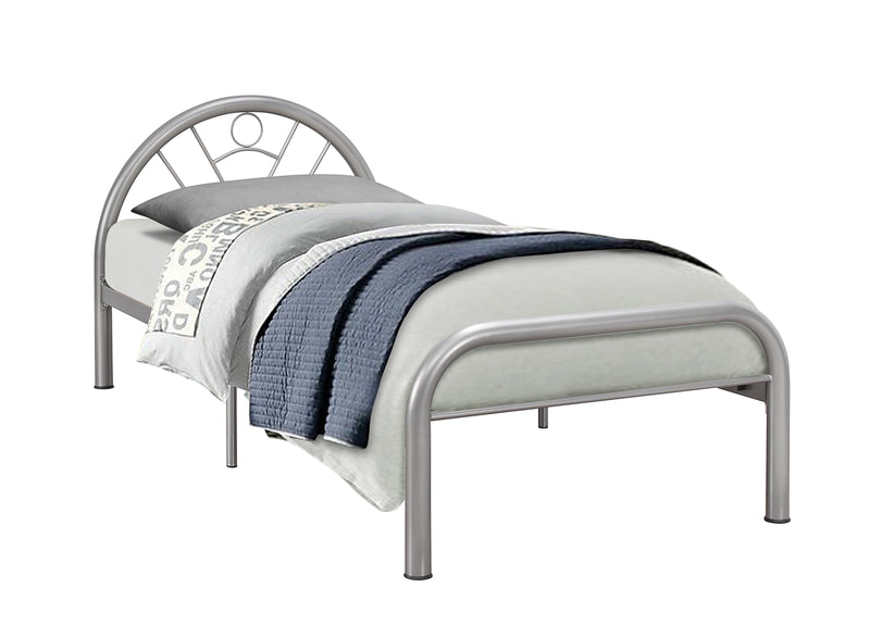 Classic Children's Single 3FT Solo Silver Metal Bed Frame