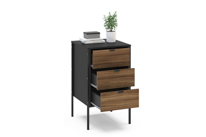 Charming and Functional Opus 3 Drawer Storage Unit with a Wood Effect Finish