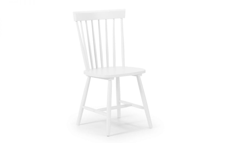 Scandinavian Style Wooden Dining Chair With Retro Tapered Legs In 3 Colours
