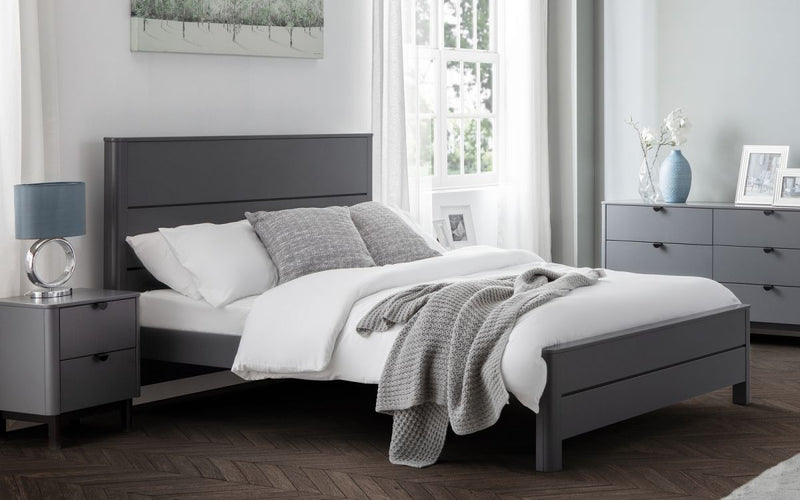 Modern Retro Style Chloe Bed Frame available in 4FT6 & 5FT