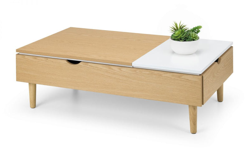 Contemporary Latimer Lift Up Storage Coffee Table