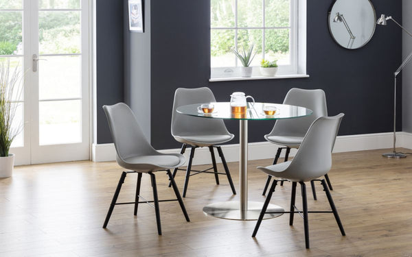 Stunning High Quality Padded Kari Dining Chairs available in 3 Colours