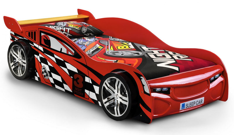 Children's Scorpion Racer Bed in a Stunning High Gloss Red Laquer